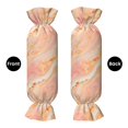 thumbnail image 4 of Candy Pillow With Pillow Core 24.6×9.8in Durable Cord Opening And Closing Design Waterproof And Easy To Install Peachpuff Marble_2, 4 of 8