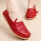 thumbnail image 5 of zapatos planos informales para mujer, zapatos de cuero para niñas, mocasines antideslizantes para mujer, zapatos de baile de bailarina suaves para enfermera de talla grande 34-44 femeninos, 5 of 5