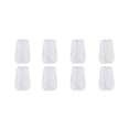 thumbnail image 2 of VJGBEGW No Show Slingback Socks No Show Socks for Heels Ultra Low Cut Sheer Socks White-8 Pairs, 2 of 6