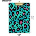 thumbnail image 3 of Coolnut Sexy Leopard Print Acrylic Clipboard with Low Profile Gold Metal Clip Standard A4 Letter Size Decorative Clipboards for Office,Jobsite,Medical,School, 3 of 7