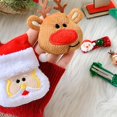 thumbnail image 2 of Lindo Clip De Pelo De Navidad + Cuerda Para La Cabeza + Conjunto De Círculos Para El Cabello Con Cuernos Santa Claus Forma De Árbol De Navidad Accesorios Para El Cabello De Navidad 4 Unids Guardurnaity AP007359-02, 2 of 6