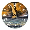 thumbnail image 2 of Designart 1 in Coastal Wall Clock, 2 of 5