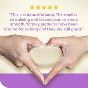 Yardley London Moisturizing Bath Bar, English Lavender, 4 oz, 4 bars