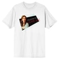 thumbnail image 4 of Gossip Girl Blair Waldorf You Know You Love Me Men's White Graphic Tee-Medium, 4 of 6
