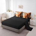 thumbnail image 3 of YST Marble Comforter Set, 7-Piece, Modern Abstract, Full, Stone Pattern, Watercolor, Foil Print, 3 of 4