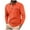 Orange, variant on Yyeselk Men's Long Sleeve Shirt Casual Button Up Collar Golf Shirt Solid Color Splicing Regular Fit Business Workout T Shirt Tops Beige L
