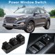 thumbnail image 2 of Interruptor de ventana eléctrica Unique Bargains para el lado del conductor delantero izquierdo para Hyundai Tucson 2016-2021 Negro, 2 of 7
