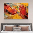 thumbnail image 4 of Abstract Art Modern Decorative Painting Feet Framed Canvas Poster Bedroom Decor Sports Landscape Office Room Decor Gift,Frame-style,16x24inch(40x60cm), 4 of 8