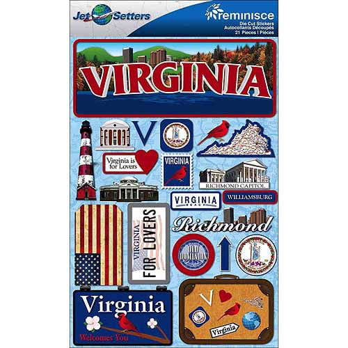 Reminisce JET SETTERS Dimensional Die-Cut Stickers Choose ONE! TRAVEL THEME 