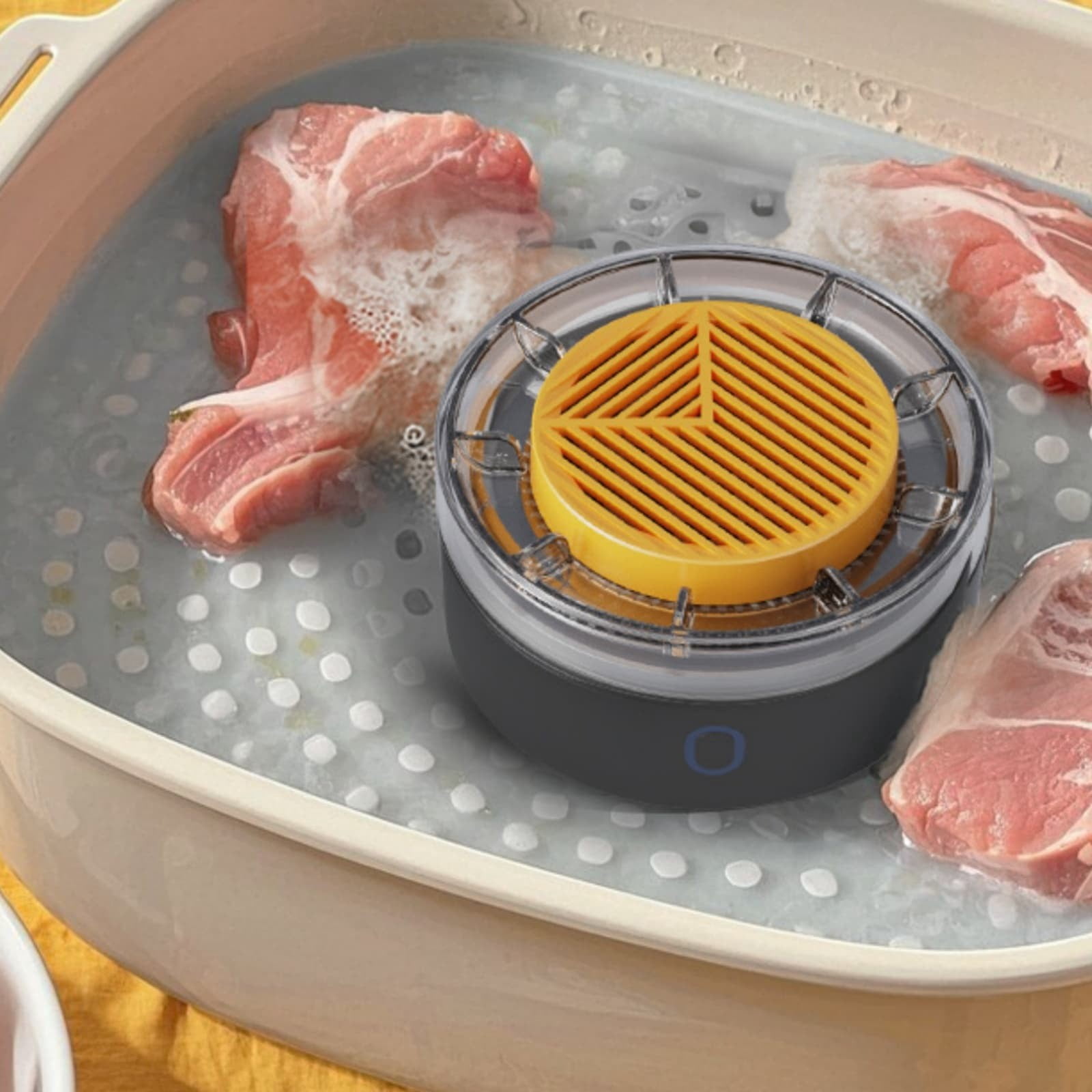 Electric Produce Purifier Portable Rechargeable Fruit and Vegetable Cleaner Cordless Food Washing Machine for Meal Prep Kitchen Home and Travel Use