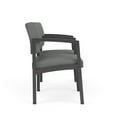 thumbnail image 4 of Lenox Steel Reception Waiting 2 Seats Chair / Charcoal Steel / Light Gray, 4 of 5