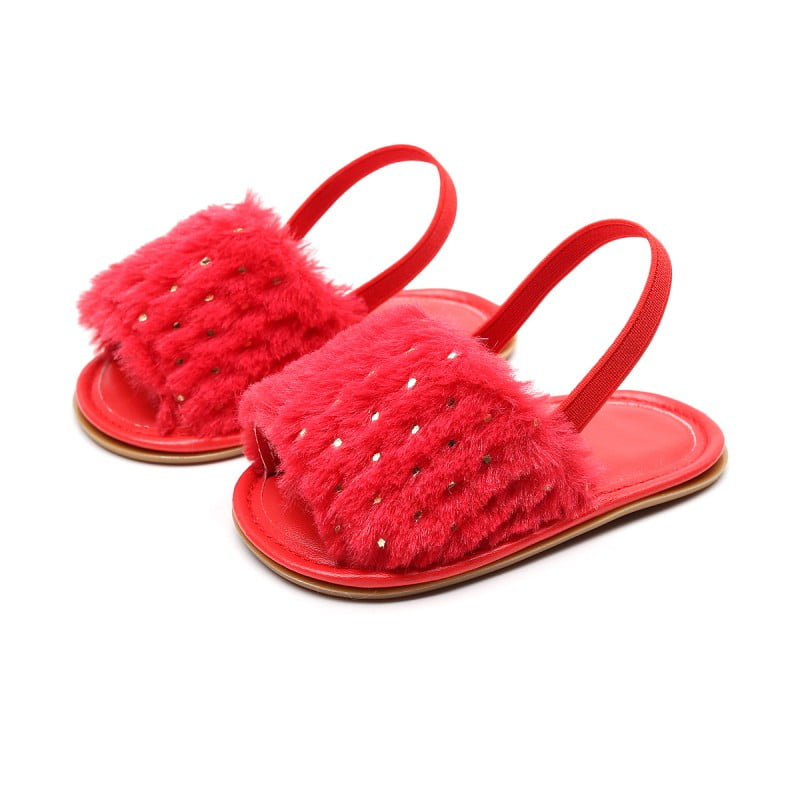 amazon fluffy sandals