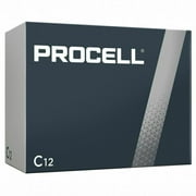 Procell by Duracell Alkaline C Batteries PC1400 12/Box