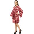 thumbnail image 5 of Bimba Kimono à Manches Longues Imprimé Floral pour Femmes Robe de Mariée - 12, 5 of 5
