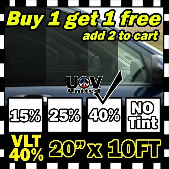 Uncut Window Tint Film Roll 25% Vlt 20" 10Ft Office Auto Commercial Home 2025