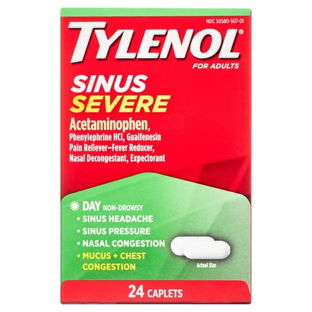 GTIN 300450262257 product image for Tylenol Sinus Severe Non-Drowsy Day Cold & Flu Relief Caplets  24 ct | upcitemdb.com