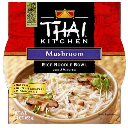 Thai Kitchen Noodles thai kitchen mushroom rice noodle soup bowl, 2.4 oz, (pack of 6 Thai Kitchen Noodles thai kitchen mushroom rice noodle soup bowl, 2.4 oz, (pack of 6