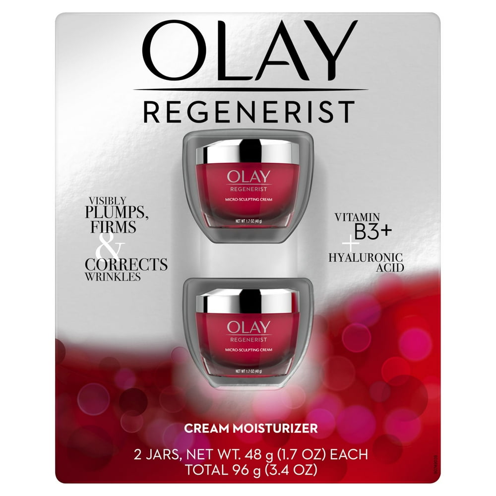 olay regenerist micro sculpting cream face moisturizer with hyaluronic acid