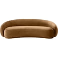 thumbnail image 3 of Meridian Furniture Emery Saddle Velvet Sofa, 3 of 8