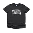 thumbnail image 6 of Checkered Dad Shirt for Men Trendy Vintage Graphic Tee for Cool Father Dark Gray Heather Shirt Adult Small, 6 of 7