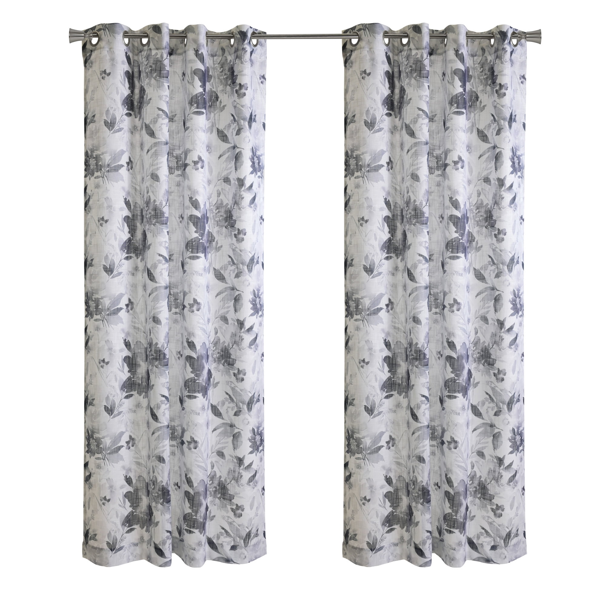 Loft Living Noelle Sheer Grommet Indoor Curtain 52 x 84 in Steel Blue