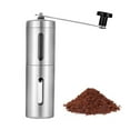 thumbnail image 1 of Molinillo de café manual, molinillo de café manual de acero inoxidable con rebaba cónica, molinillo de café portátil con mango recto, 1 of 5