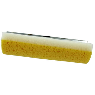 Vileda 118535 Roll-O-Matic® Original Sponge Roller Mop with Blue Galvanized  Fixed Handle, 14