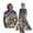 Mountain Pine Tree, variant on FOR U DESIGNS Green Tree Leaf Print Matching Outfits Linen-Style Couple Clothes Sets Sleeveless Summer Dresses for Women, Men's Casual Button-Down Shirts