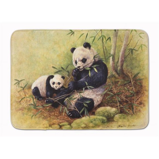 Carolines Treasures BDBA0111RUG Panda Bears by Daphne Baxter Machine Washable Memory Foam Mat