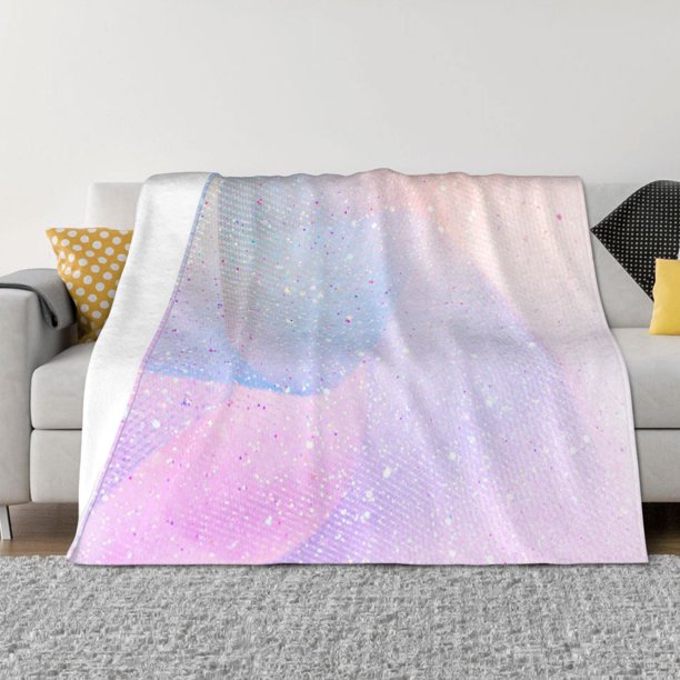 Fotbe Rainbow Manta de Franela con Estampado, Manta Ultrasuave para Cama, Sofá, Auto, Hipoalergénica y Antibolitas-60"x50"