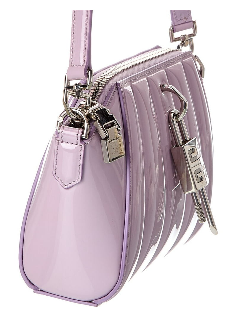 Givenchy Antigona Lock Mini Patent Shoulder Bag, Purple - Walmart.com