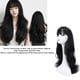 thumbnail image 3 of Peluca con Flequillo ANGGREK Pelo Largo Ondulado Fijación Segura Para Mujeres, 3 of 7