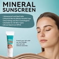 thumbnail image 5 of SZBAOAN Natural Mineral Sunblock for Face and Body,Non Chemical Safe Physical Sunblock,Water Resistant Sea Safe Formula,Travel Size 50ml, 5 of 7