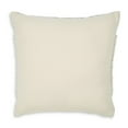 thumbnail image 3 of Square Accent Throw Pillow, 20 Inch, White and Gray Stripes, Polyfill, 3 of 5