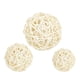 thumbnail image 2 of 3 x Bolas colgantes de mimbre de ratán Esferas decorativas Relleno de jarrón Adorno DIY para 10cm 7cm 6cm, 2 of 9