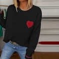 thumbnail image 4 of Plus Size Tops for Women, Long Sleeve Casual Tops, Loose Fit Pullover Sweaters, Solid Color Round Neck Blouse, Fall Winter Layering Pieces, Comfortable Daily Wear for Work or Date, 4 of 6