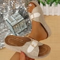 thumbnail image 5 of Summer Sandals for Women Fashion Casual Spring New Beach Fish Mouth Open Toe Thick Bottom Slippers, 5 of 9