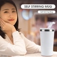 thumbnail image 3 of Taza de agitación Irfora Taza autoagitadora de 300 ml con tapa 3 velocidades Agitación magnética automática Taza de café eléctrica de acero inoxidable Taza de café automezclante para café Leche Cacao, 3 of 7