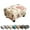 C 1pcs, variant on LKJYER Rectangle Footrest Stool Cover Ottoman Slipcover Stretch Storage Stool Footstool Cover Good Fitting Printed Washable Pouf Protector with Elastic Straps Bottom