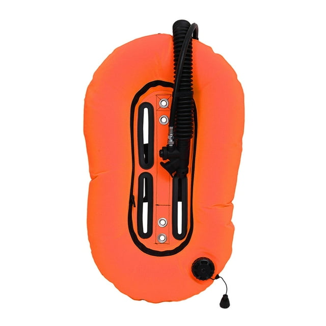 koolsoo Diving Snorkeling Donut Wing Single Tank Scuba BCD Set for Freediving Diving Orange