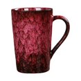 thumbnail image 1 of sweethay Taza de cerámica de estilo japonés para el hogar y la Oficina, recipientes para líquidos, cerámica, agua, bebida, soporte para Mostrada Rojo, 1 of 6