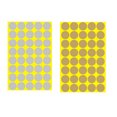 thumbnail image 4 of 10 hojas auto adhesivo Redondas Las etiquetas de colores Marcado etiquetas engomadas desprendibles (25 mm de oro + plata + Rojo + Amarillo + + blanco + azul + verde + Café + púrpura Cada hoja 1), 4 of 5