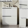 thumbnail image 2 of Barara King Storage Cabinet, Bathroom Vanity,30" Bathroom Vanity with Ceramic Sink and Full-Extension Drawers, White, 2 of 13