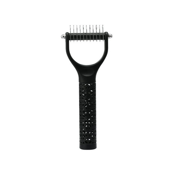 ACDANC Cat Brush,Dog Brush for Long Haired Dogs,Cat Brushes,Black,4X4"