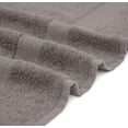 thumbnail image 4 of Juego de toallas Pleasant Home Bath, 100% algodón, 515 g/m², 6 unidades, color gris, 4 of 7