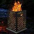 thumbnail image 4 of Gymax 30 Inches Ultra Thick Burn Barrel 63 Gallon Garden Waste Incinerator Burn Drum, 4 of 10