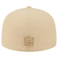 thumbnail image 4 of Men's New Era  Light Beige Chicago Bears Color Pack A-Frame 59FIFTY Fitted Hat, 4 of 5