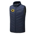 thumbnail image 4 of Lolmot Unisex Heated Vest with 3 Heating Levels and 9 Heating Zone, Warm Heated Vest Winter Full Zip Puffer Heated Waistcoat, 4 of 5