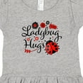 thumbnail image 4 of Inktastic Ladybug Hugs with Cute Ladybug and Flowers Girls Toddler Dress, 4 of 5