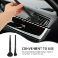 thumbnail image 3 of ETHZZLE Auto Detail Brush 2Pcs for Car Interior Cleaning Portable Design 11.4x0.8x0.8in, 3 of 8